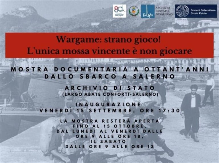 WARGAME, mostra documentaria