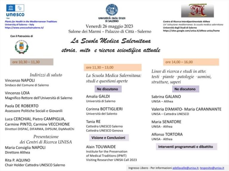 La Scuola Medica Salernitana: storia, mito e ricerca scientifica attuale