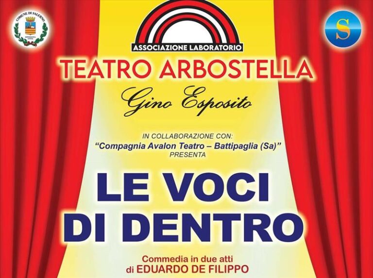 Teatro Arbostella – Le voci di dentro, di Eduardo