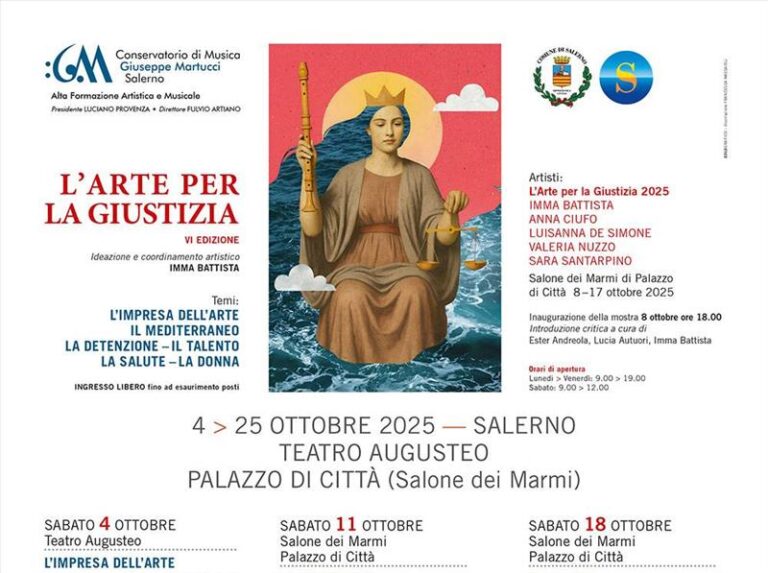 L’arte per la giustizia 2025 – VI edizione