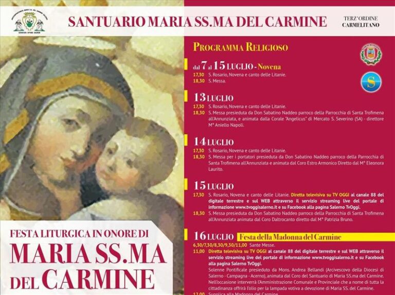 Festa della Madonna del Carmine – 2025