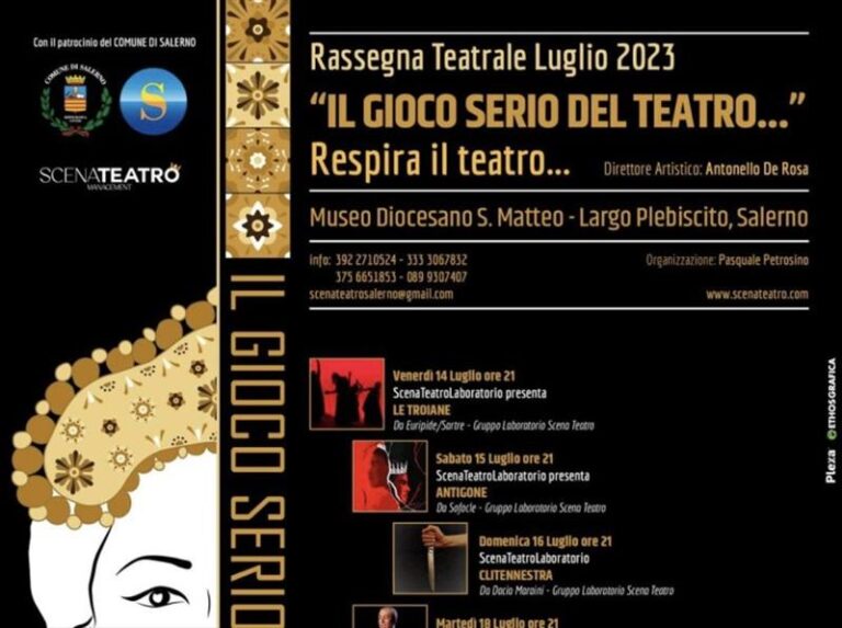 Il gioco serio del teatro, respira il teatro 2023