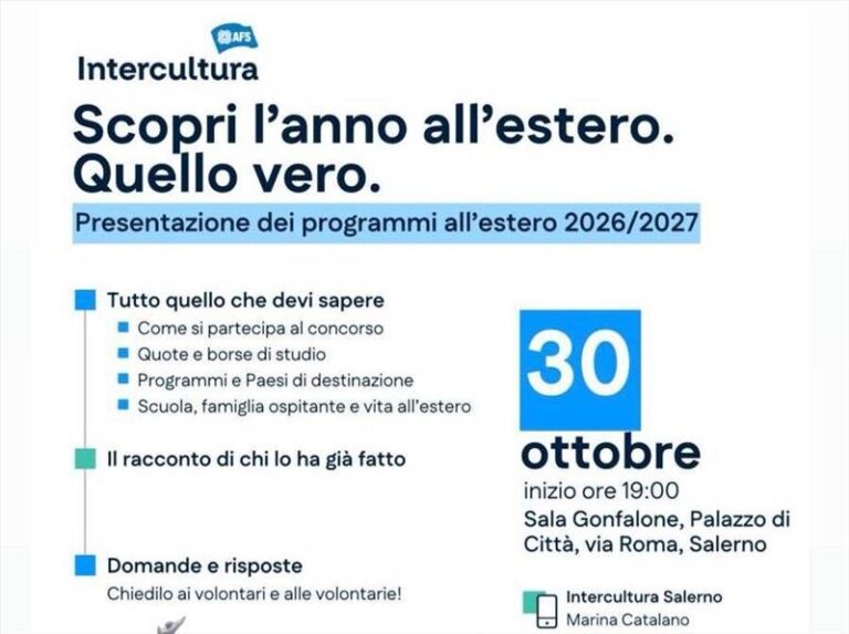 Intercultura – programma 2026-2027