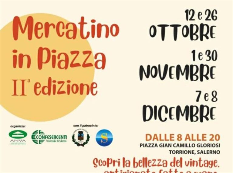 Mercatino in Piazza – II edizione