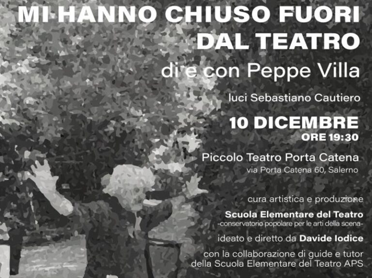 mi hanno chiuso fuori dal teatro