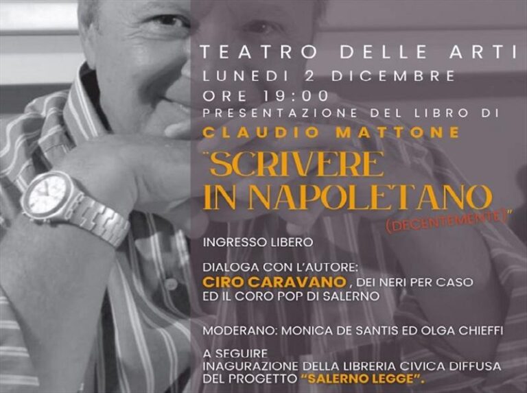 Claudio Mattone – Scrivere in napoletano (decentemente)
