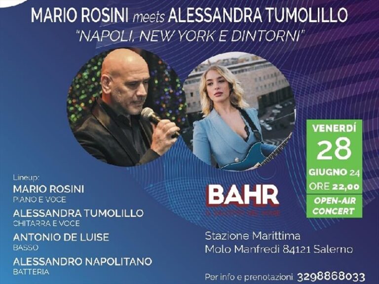 Mario Rosini meets Alessandra Tumolillo – Shades of Blue