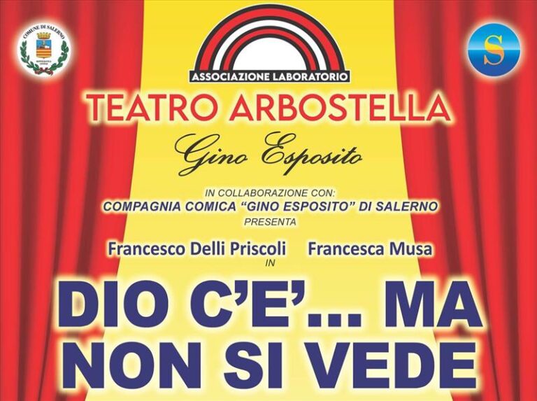 Teatro Arbostella – “Dio c’è… ma non si vede”