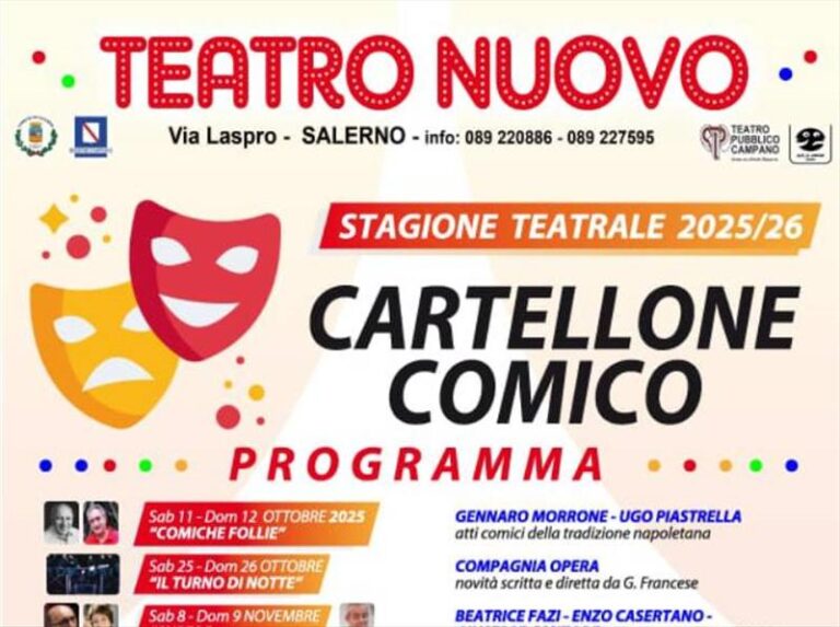 Teatro Nuovo – Cartellone comico 2025-2026