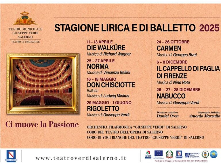 Teatro Verdi – Stagione Lirica e di Balletto 2025