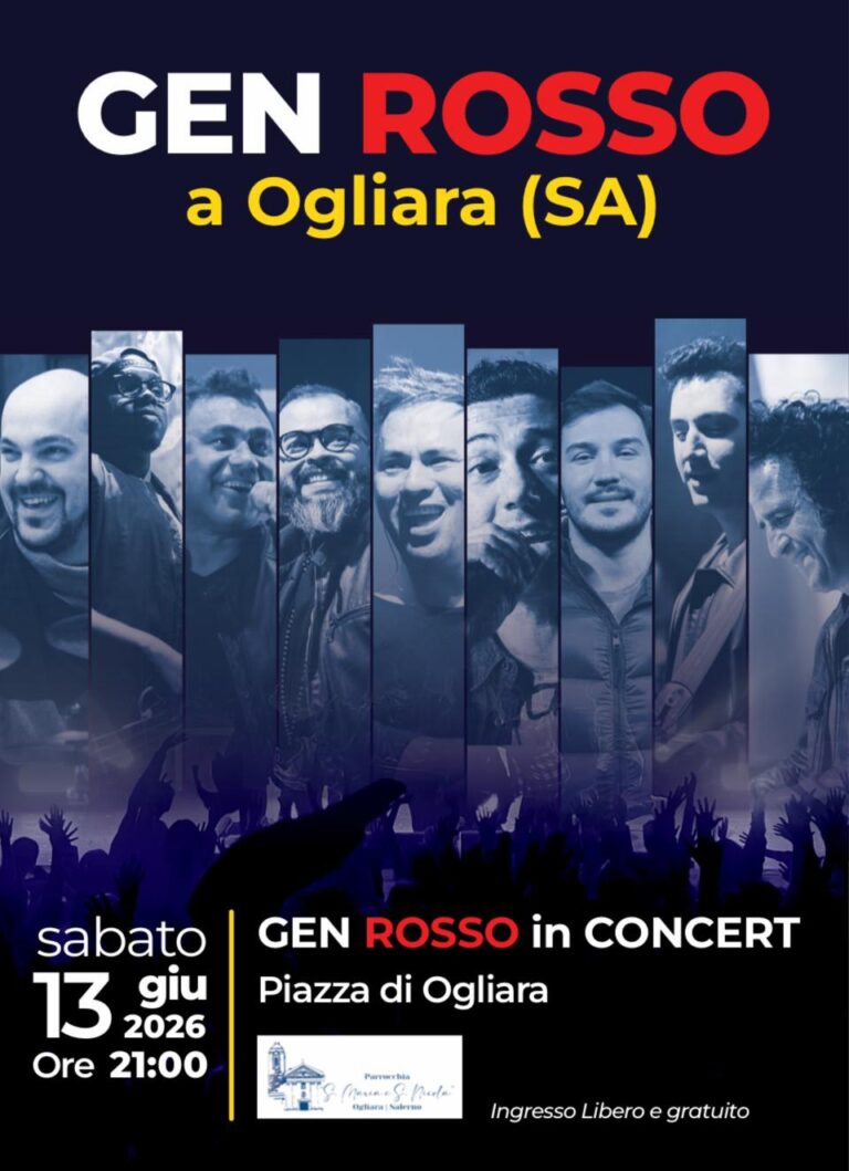 Concerto “Gen Rosso” a Ogliara