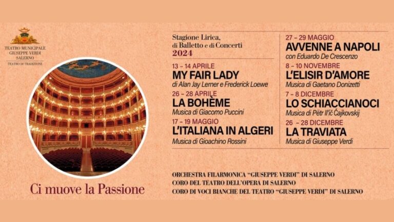 Teatro Verdi – Stagione Lirica e di Balletto 2024